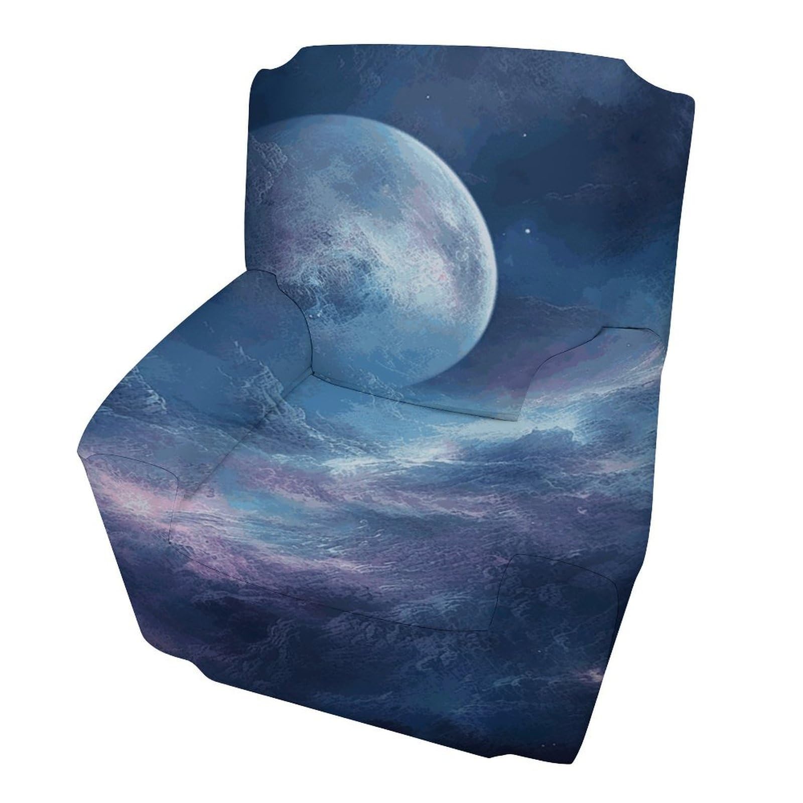 Fekiloot Style Nebula And Moon Couch Cover Sofa Cover Sofa Slipcover