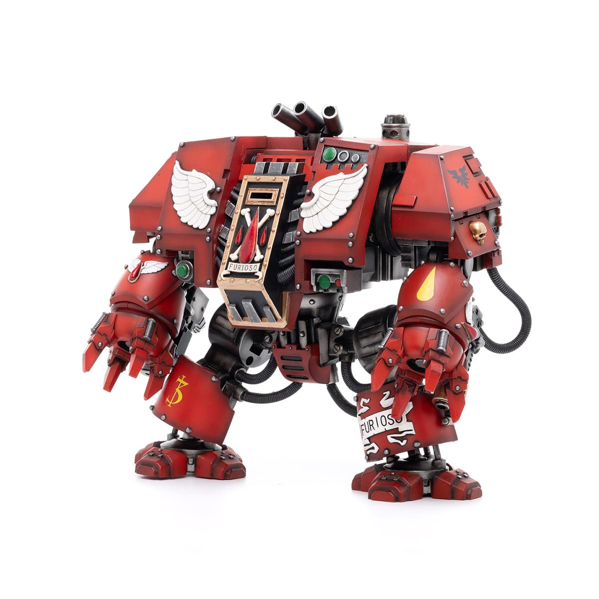 JOYTOY Warhammer 40K Action Figure 1/18 - Furioso Dreadnought Blood Angels Fratello Samel, Modello Da Collezione - 2