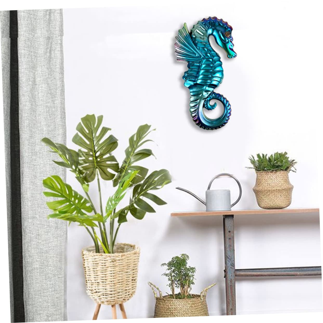 SHINEOFI 5pezzi Stampo Silicone Per Decorazioni Forma Di Cavalluccio Marino Mold Flessibile Per Creazioni Artigianali e Decorazioni Murali Alta Elasticità e Resistenza Allo Strappo