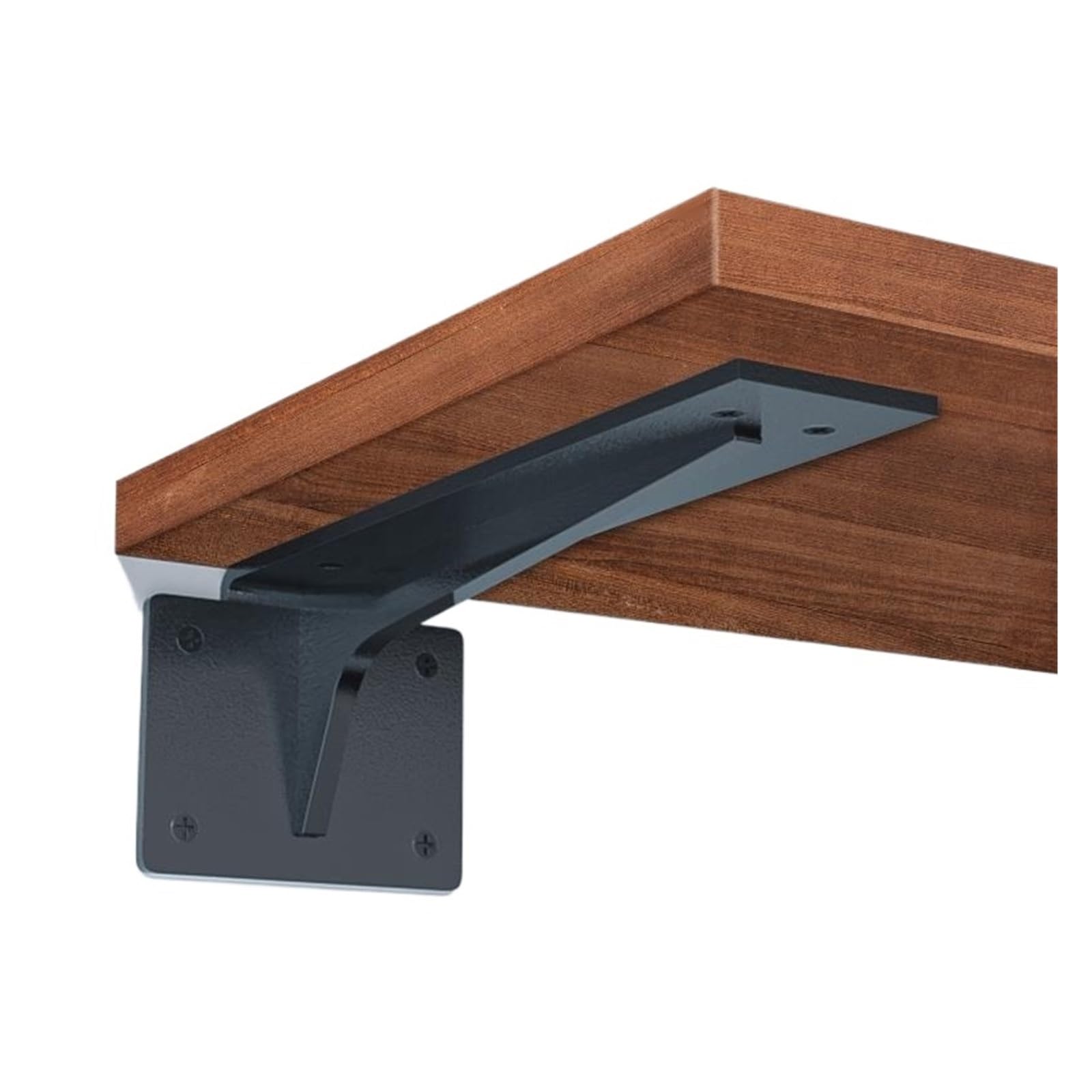 Shelf Bracket Invisible Floating TV Cabinet Support Bracket Wall-Mounted Storage Rack Book Desk Fixed Partition Triangle(18-inch 45CM)