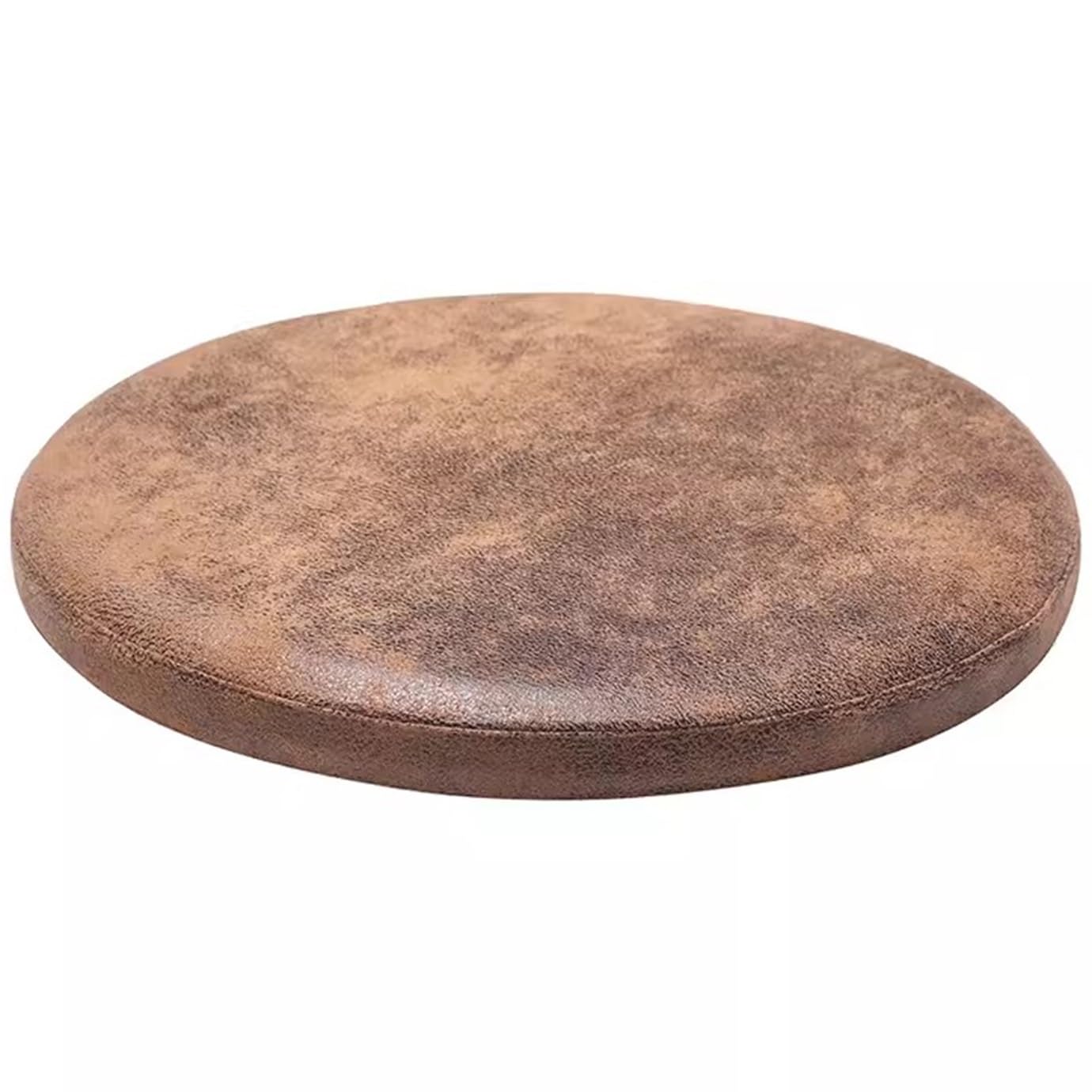 MOODMUSE Round Chair Cushion,Leather Seat Pad for Round Chairs,12/14/16/18 Inch Round Seat Cushions,Memory Foam Chair Cushion,Waterproof and Removable