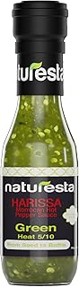 هريسة حارة اخضر من ناتورستا - 180 جرام- دايت صوص