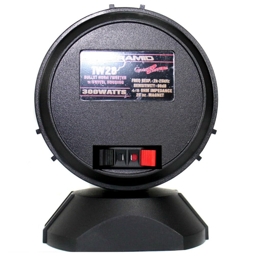 KIT Set FÜR Pyramid TW28 2 graue Superhochtöner 150 Watt rms und 300 Watt max, 4 Ohm Impedanz, 96 dB Empfindlichkeit, für SPL-Einsatz, für Autopanel, paarweise