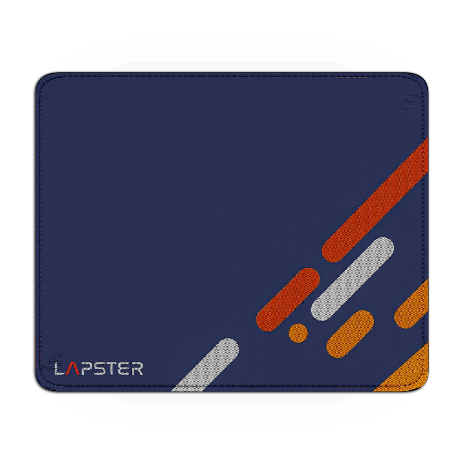 Lapster Abstract Design Gaming Mouse pad, Non-Slip Rubber Base Mouse Pad, with Antifray Stitched Embroidery Edges (220X190X3MM)(Navy Blue)-image-11