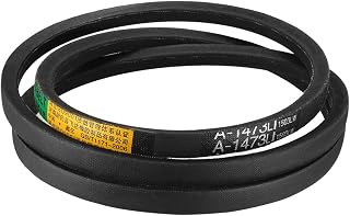 uxcell A1473 V-Belts 1473mm Inner Girth 13mm Top Width 8mm Thickness A-Section Rubber Drive Transmission Belt
