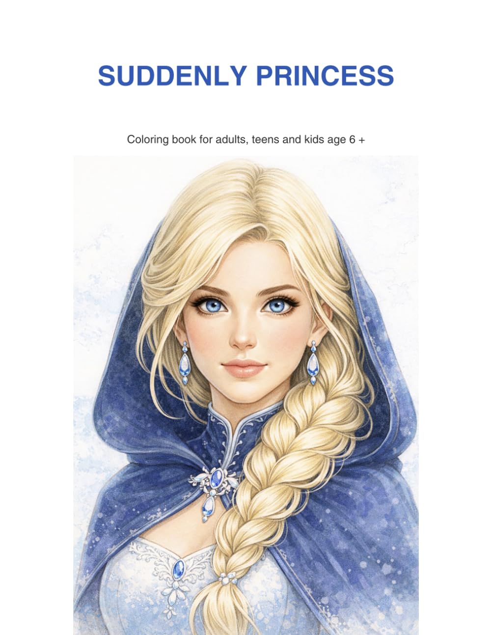 Color Your World - Suddenly Princess - Coloring Book with story for adults, teens and kids age 6 +: A book that connects generations and invites you ... together. (Color Your World - Kreativbücher)