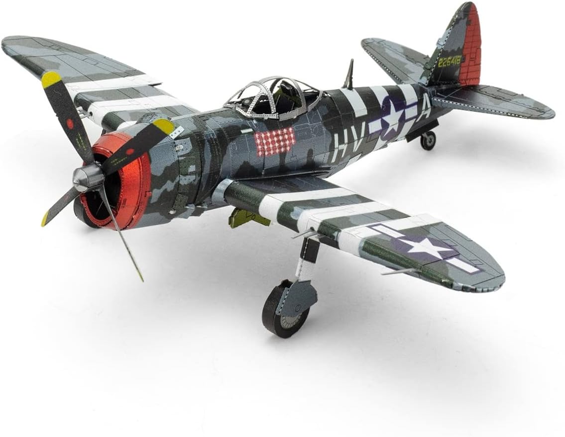 Metal Earth P-47 Thunderbolt 3D Metal Model Kit Fascinations