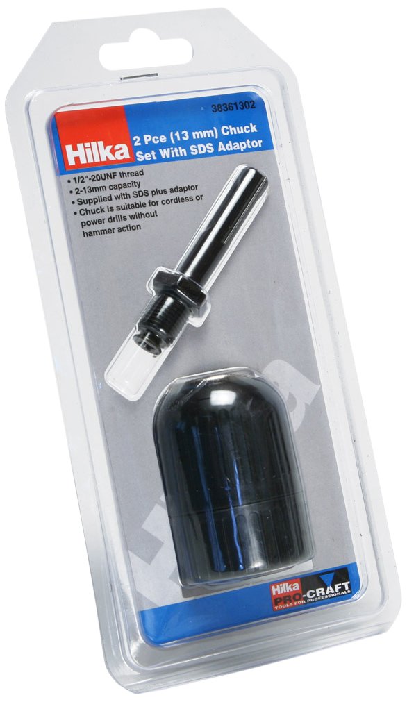 Hilka SDS Chuck Adaptor Kit 2 Piece 38361302