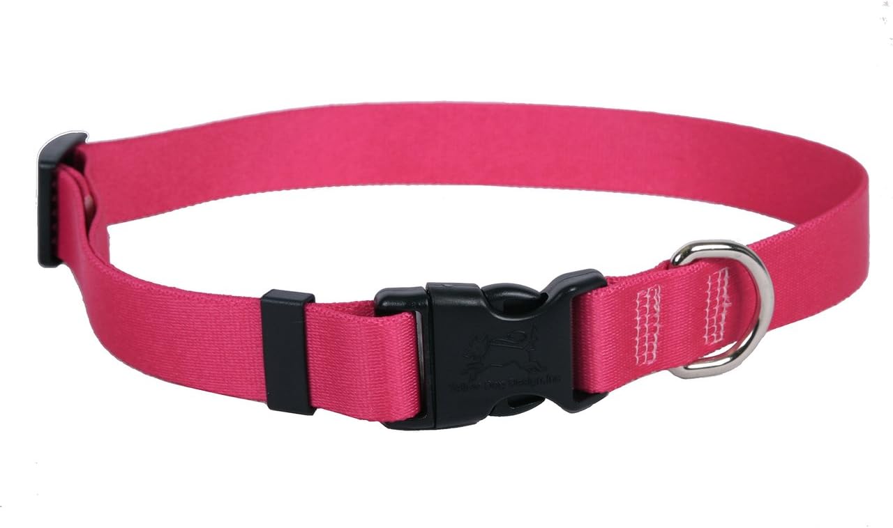 Yellow Dog Design Standard Easy-Snap Collar, Solid Gray, Large 18" - 28"