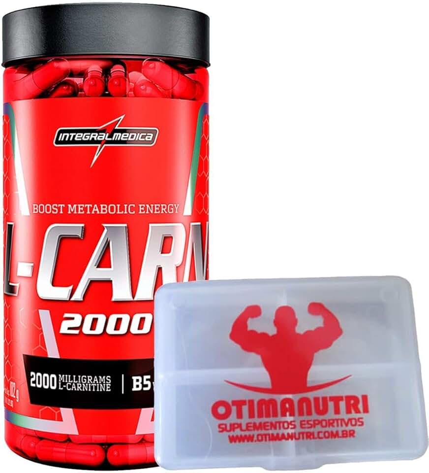 L-Carn - 120 cápsulas + Porta Cápsula - Integralmédica