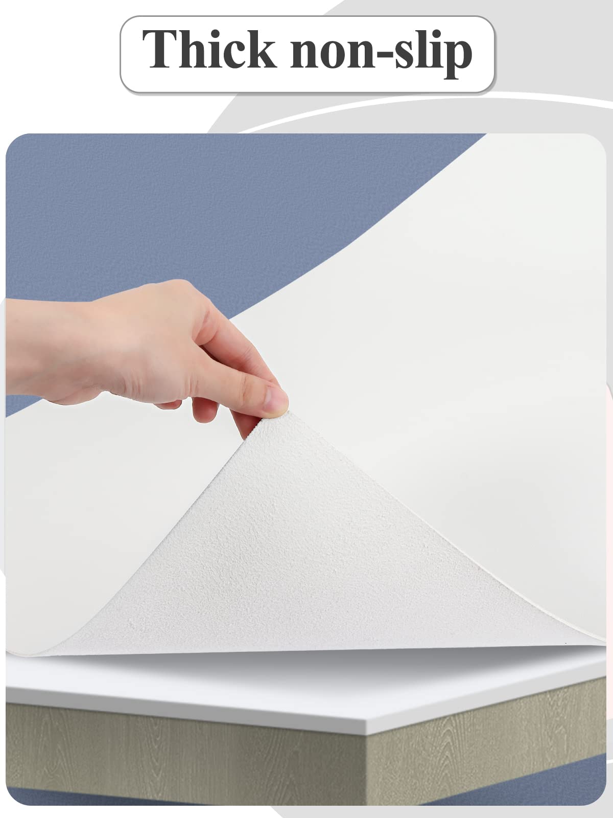 (Sólo MAT) Tapete de mesa blanco para arte de uñas, almohadilla plegable para reposamanos de uñas, cojín de reposamanos de uñas, tapete de cuero de microfibra suave, almohadilla de manicura, 4
