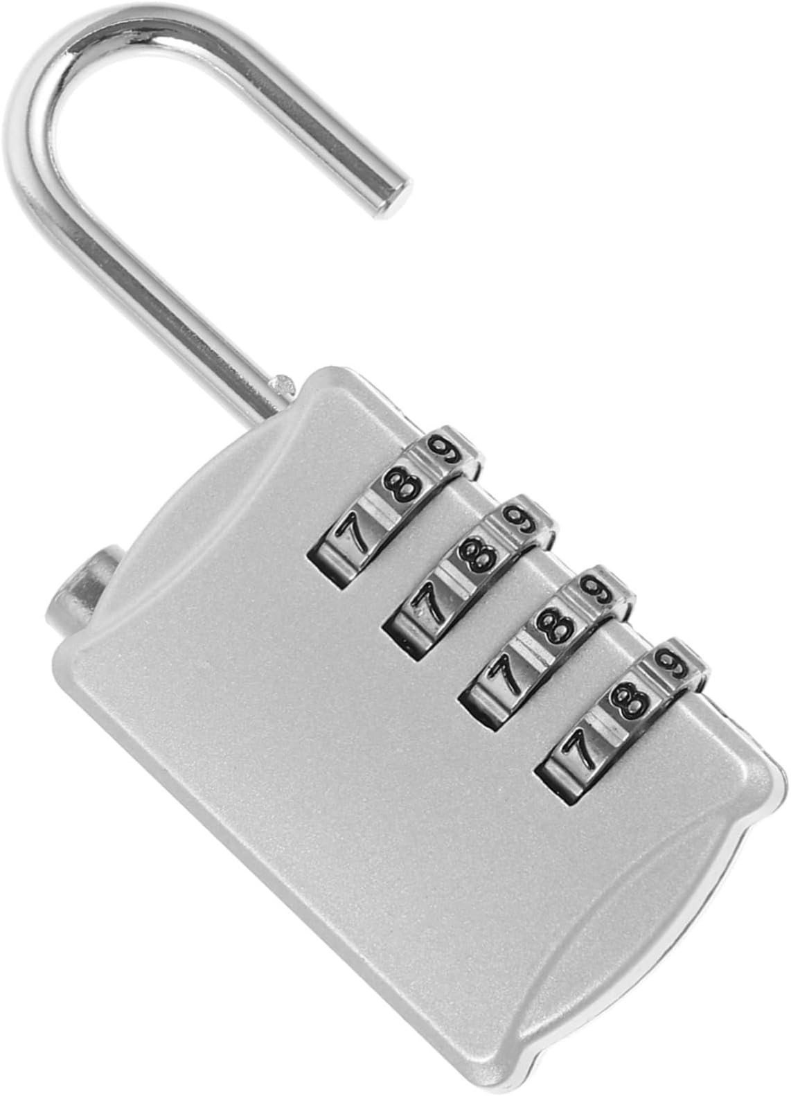 Uonlytech Combination Lock Digital Code for Outdoor Use Zinc Alloy Security Padlock for Gates Gyms Toolboxes and Storage Lockers Blind-Friendly Design Tactile Buttons