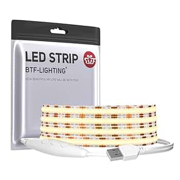 BTF-LIGHTING FCOB COB IC LEDテープライト 高密度 フ Amazon | BTF-LIGHTING COB FCOB LEDテープライト 高密度