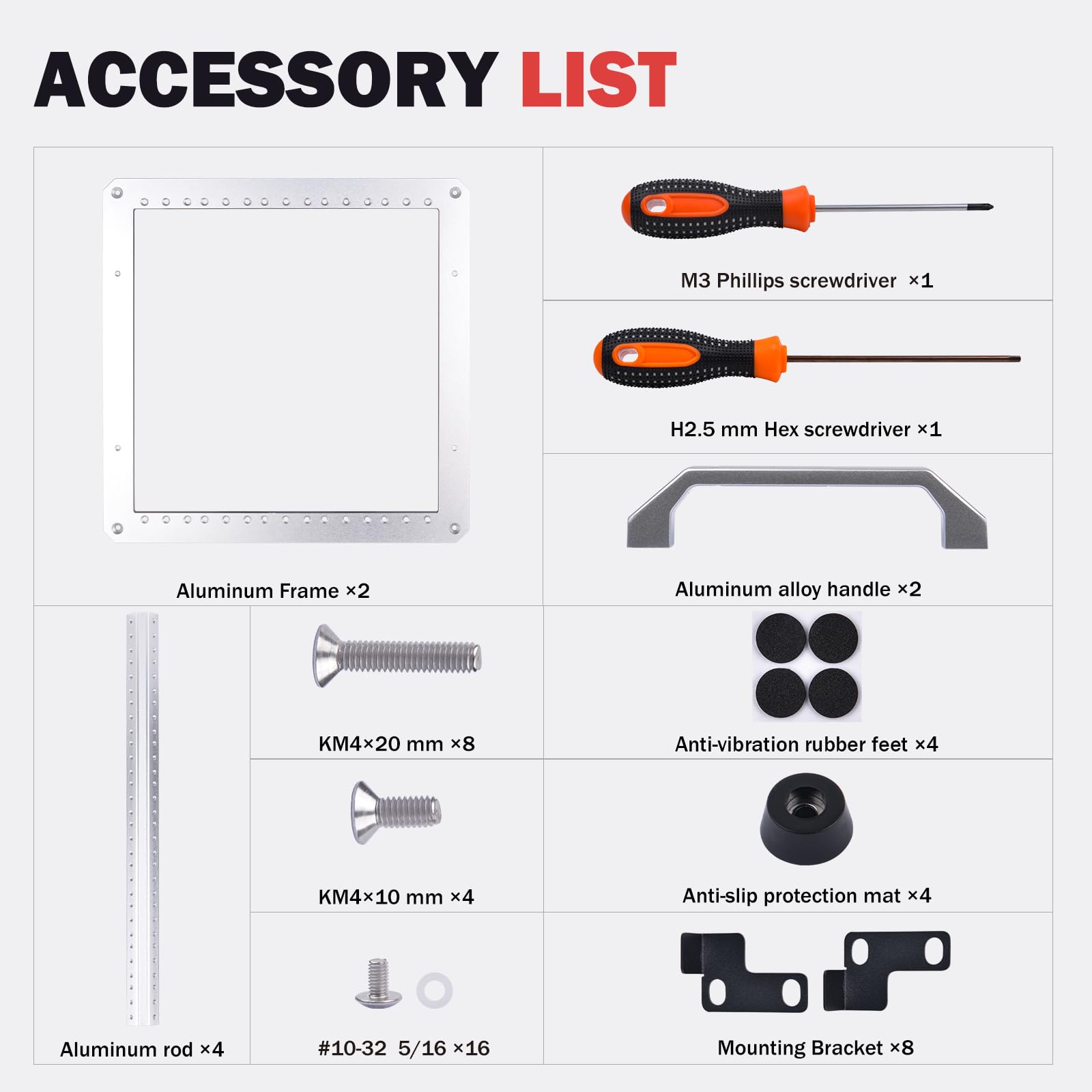 GeeekPi DeskPi RackMate TL1 - Armario para servidores (10 Pulgadas, 10U, 264 mm de Profundidad) para Equipos de Red, servidores, Audio y vídeo, de aleación de Aluminio con Marco Abierto