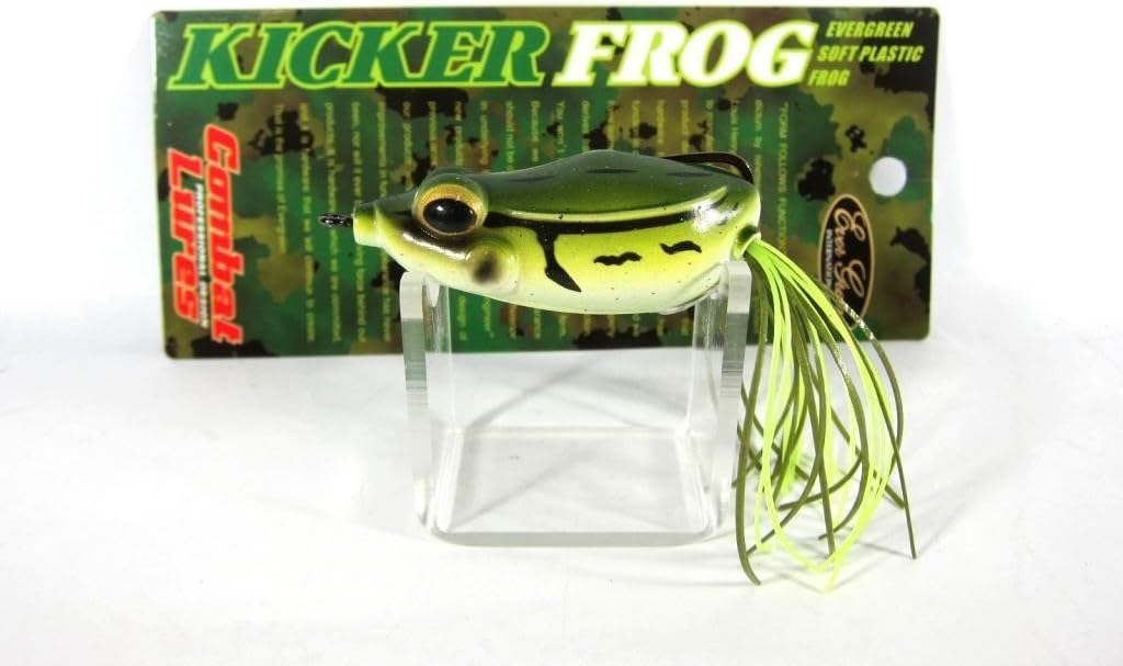 Evergreen Frog Kicker Frog 2.3 inches (5.8 cm), 0.5 oz (13.5 g)