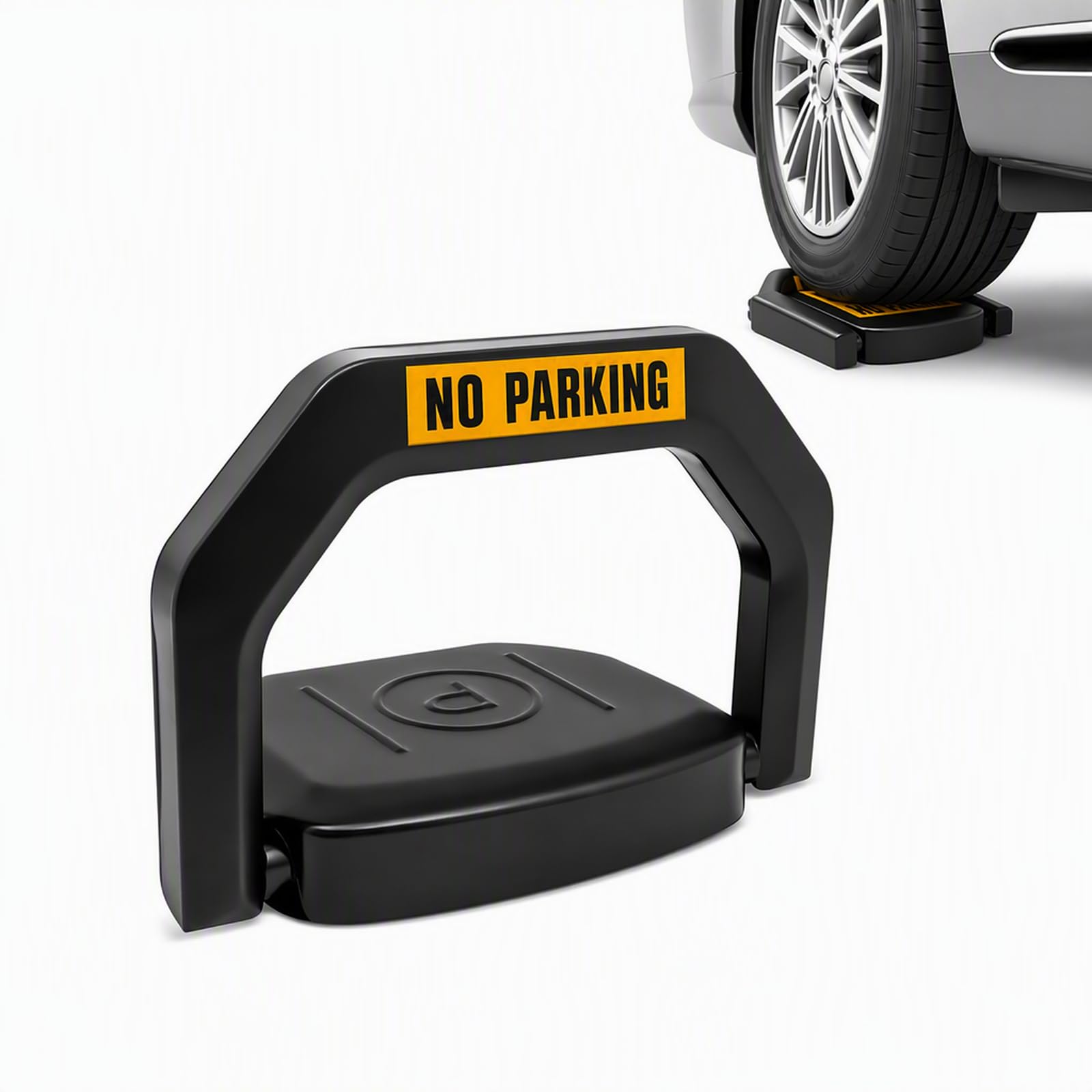 Parkplatzsperre mit Fernbedienung 6T Elektrisch 48 x 38 cm