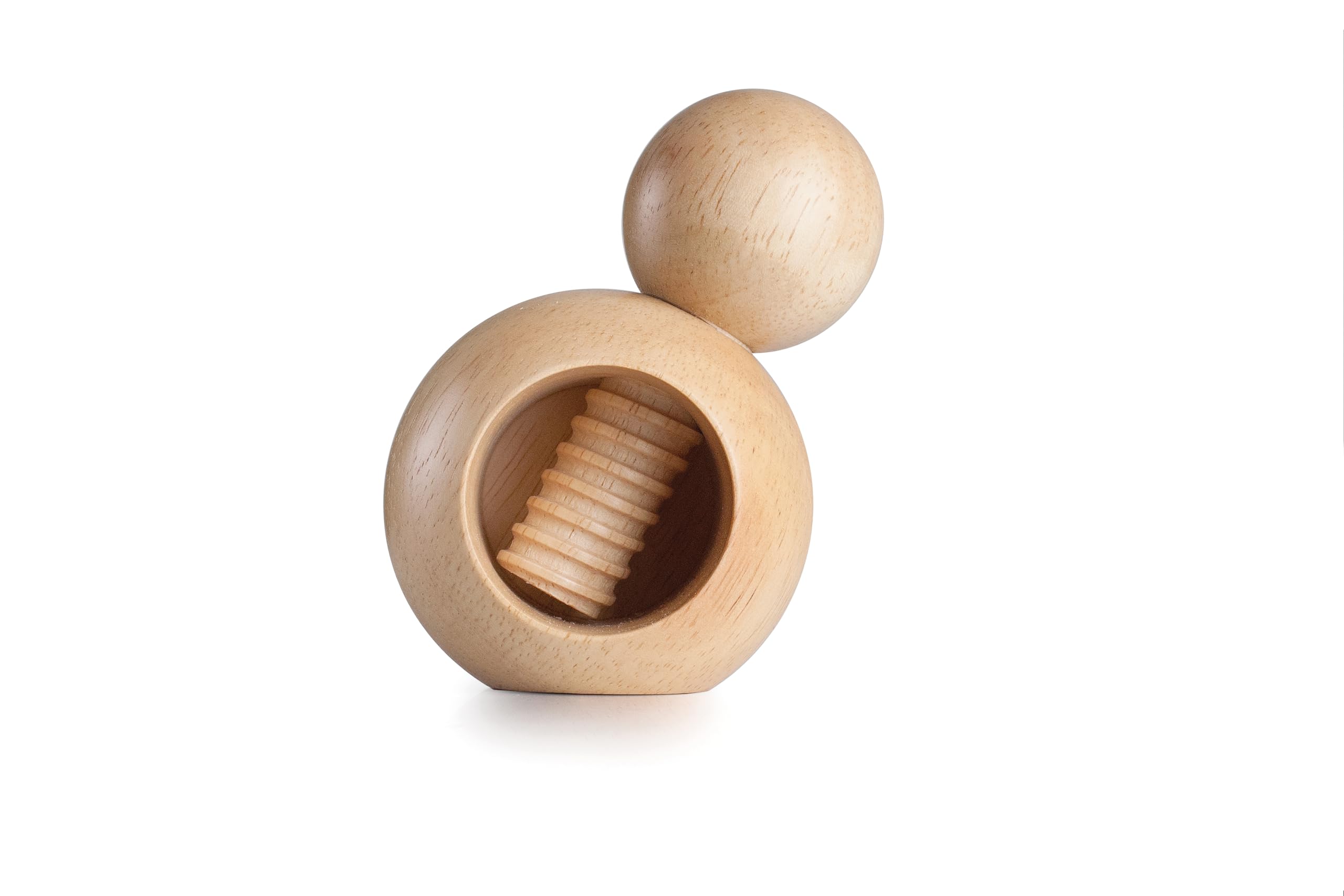 IBILI - Nutcracker Sphere Natural, Beech Wood, 7 cm