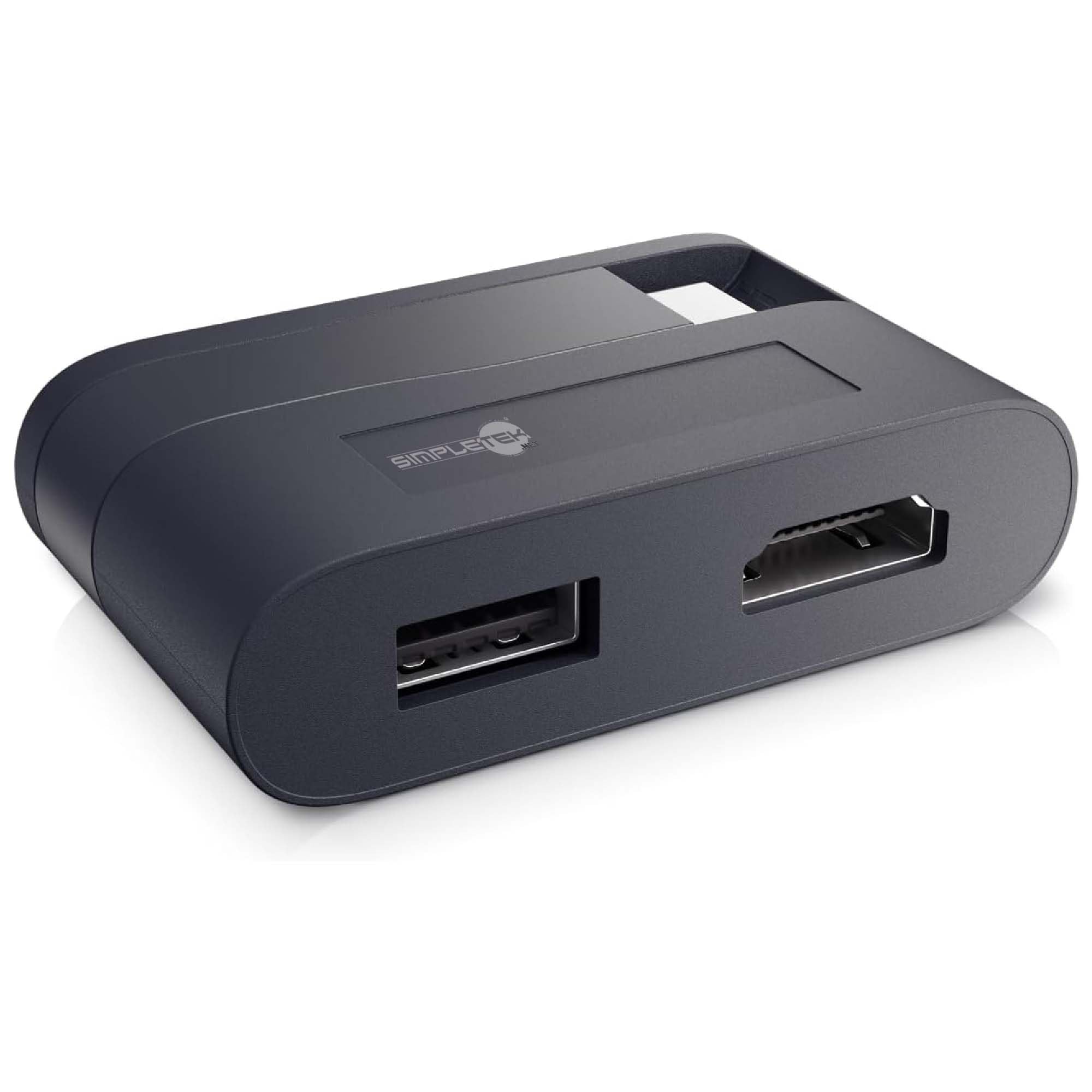 SIMPLETEK - Wieloportowy adapter USB-C Plug & Play kompatybilny z Dell XPS 13 9300 9310 9320 PLUS 9320 15 9500 9510 9520 17 9700 9710 9720 (odnowiony)