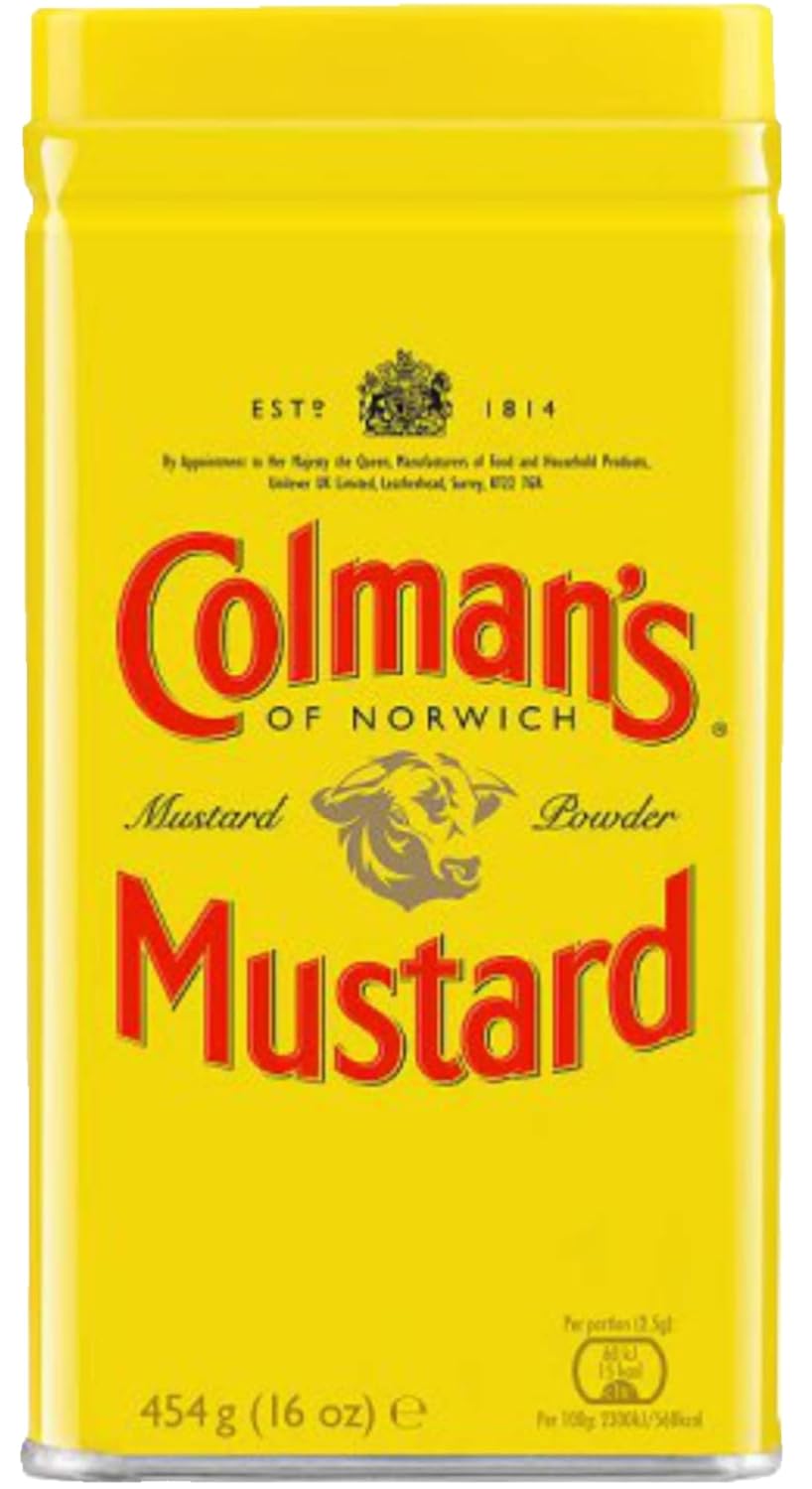 Colman's Mustard Powder, 16-Ounce Cans (Pack of 3)