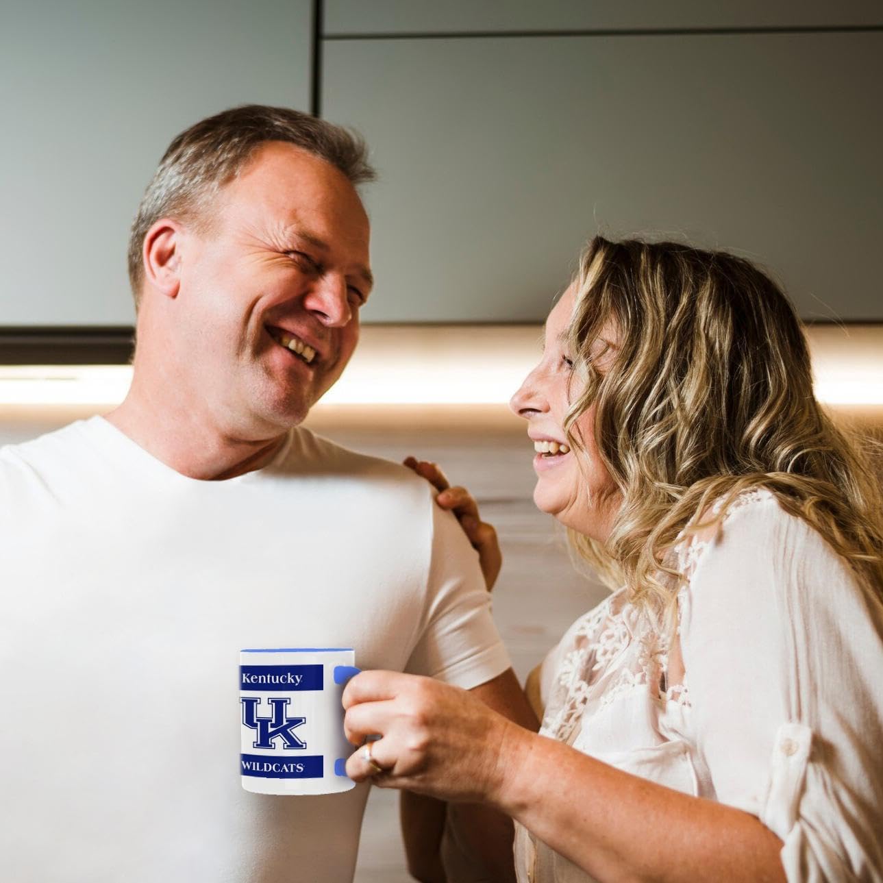 3dRose Kentucky Wildcats 11oz Two-Tone Blue Mug - Image 4