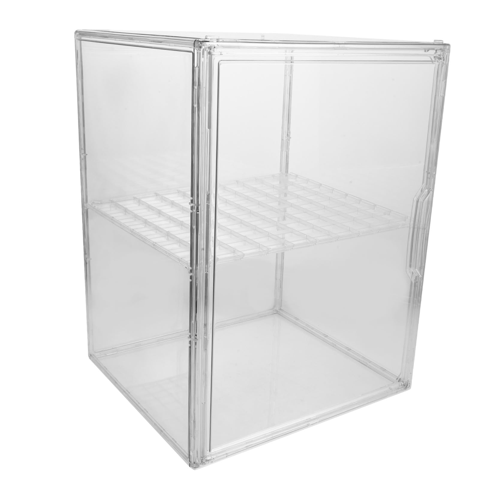 Caja Expositora para Muñecas y Figuras de Acrílico de 2 Niveles