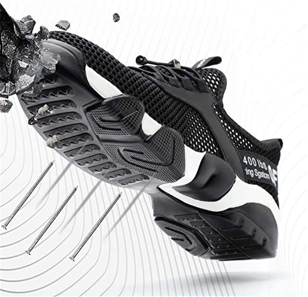 Scarpe da Lavoro da Uomo e da Donna con Punta in Acciaio Scarpe Antinfortunistiche Suola Intermedia in Kevlar Traspiranti