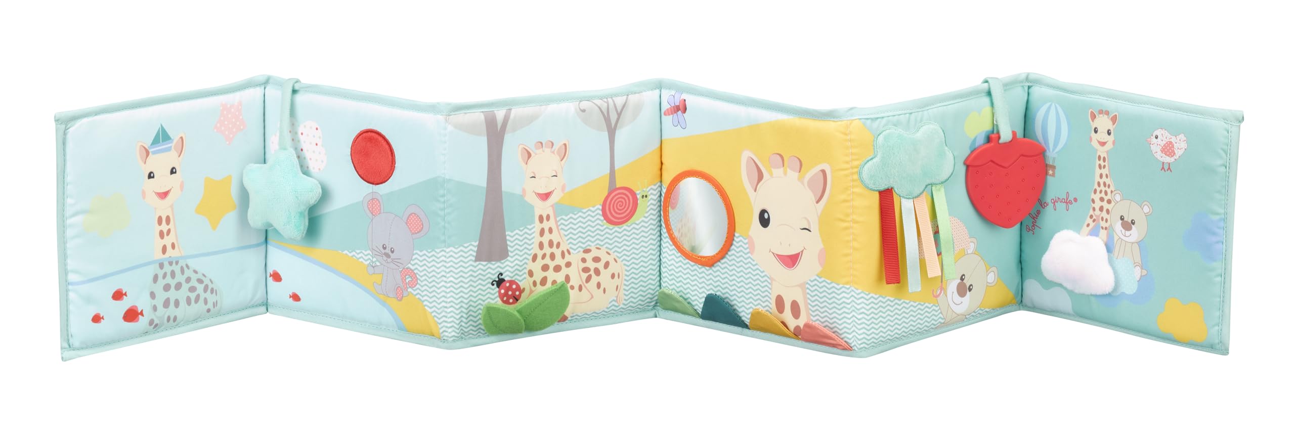 Sophie la Girafe - Wielokolorowa rozkładana książka, 1 sztuka