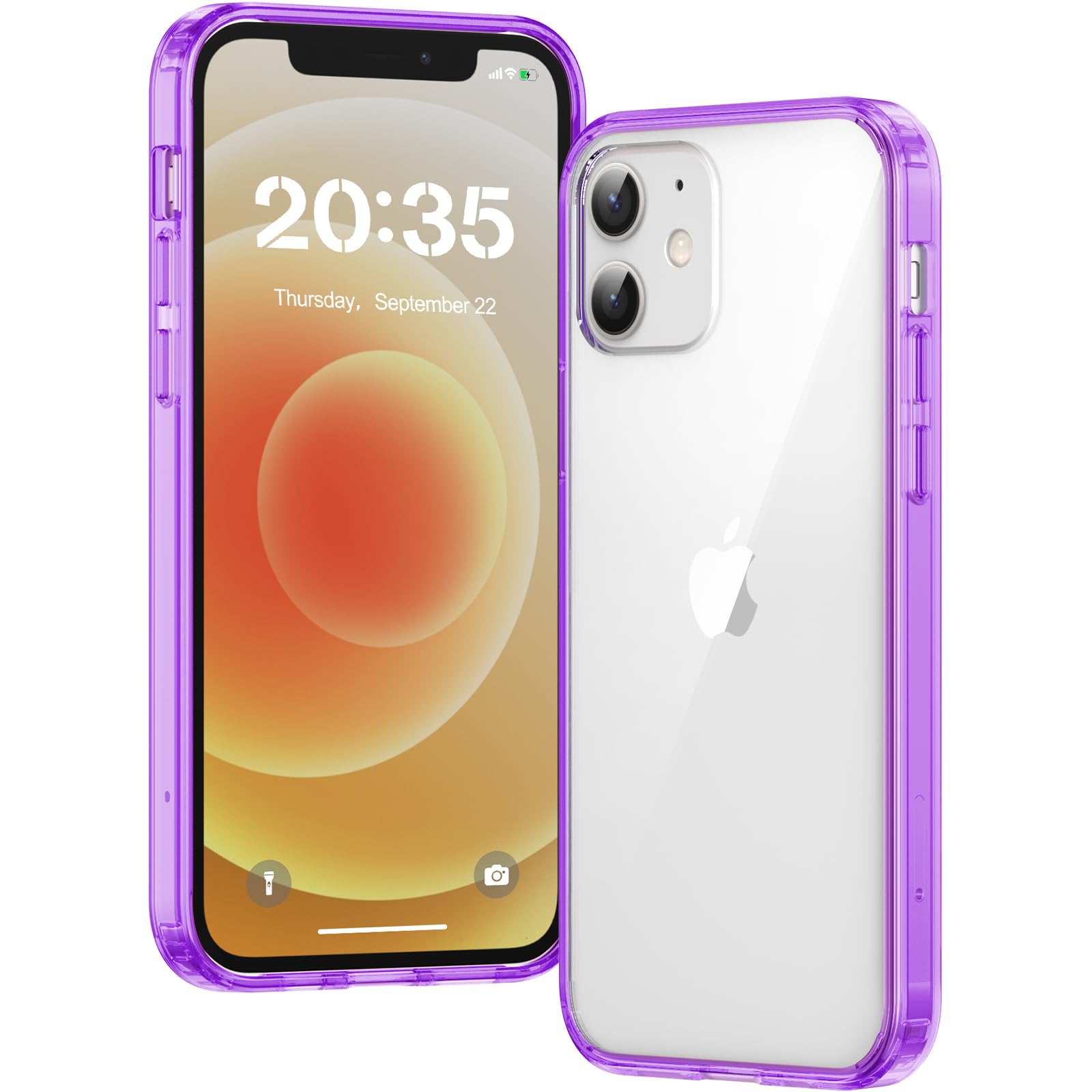 Clear Case for iPhone 15, Ultra Thin, Shockproof TPU Cover, Anti-Yellowing, Crystal Clear, Phone Case for Apple iPhone 15 - Clear — view 80