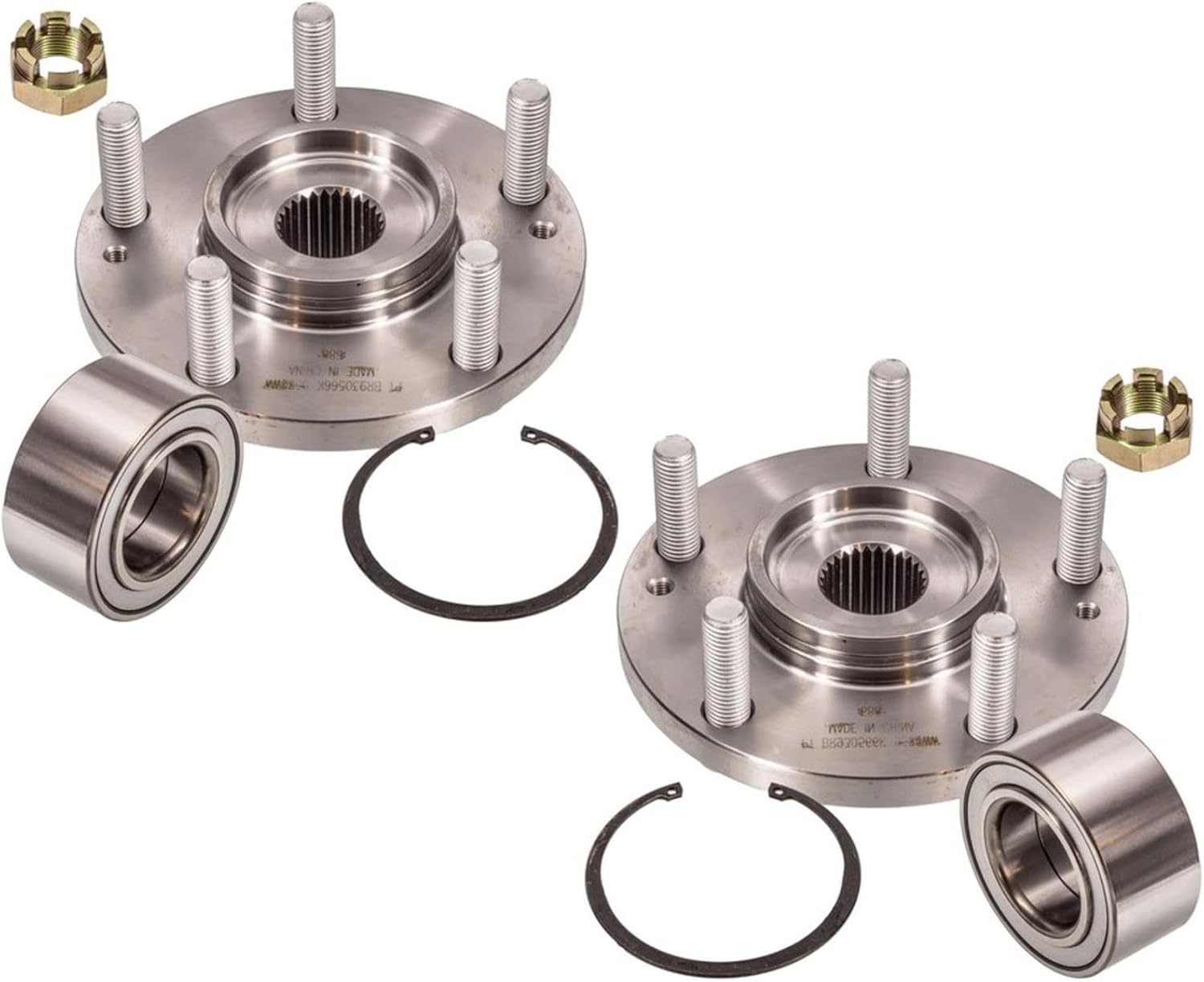 Front Left & Right Wheel Hub Bearing Kit Replacement Parts For Hyundai Tucson 2010 2011 2012 2013 2014 2015 2016