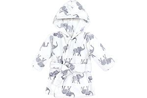 Baby Elephant Plush Animal Face Towel & Bathrobe