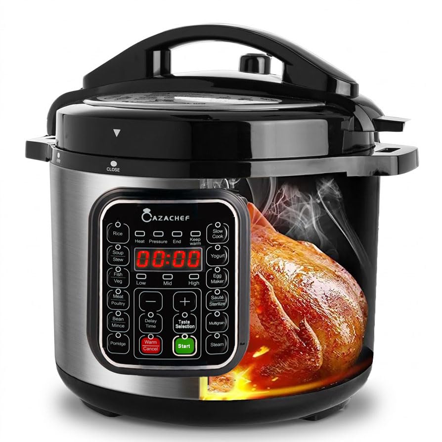 CAZACHEF 8qt stainless steel Pressure