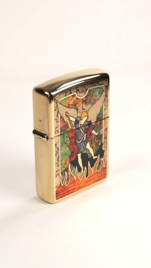 Encendedor Zippo personalizado St Michael Archangel miniatura 2