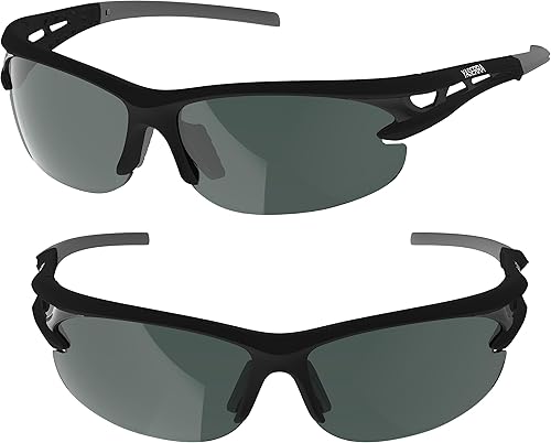 TAC - Lentes de sol deportivos polarizados, marco ligero TR90 para hombres y mujeres, béisbol, golf, correr, softbol, UV400