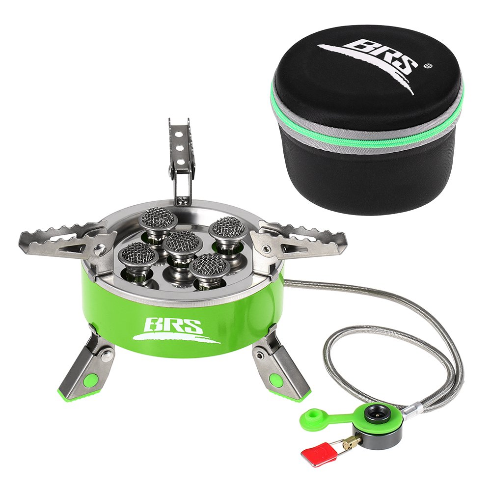 BRS Portable Camping Barbecue Collapsible Stainless Steel Gas Stove