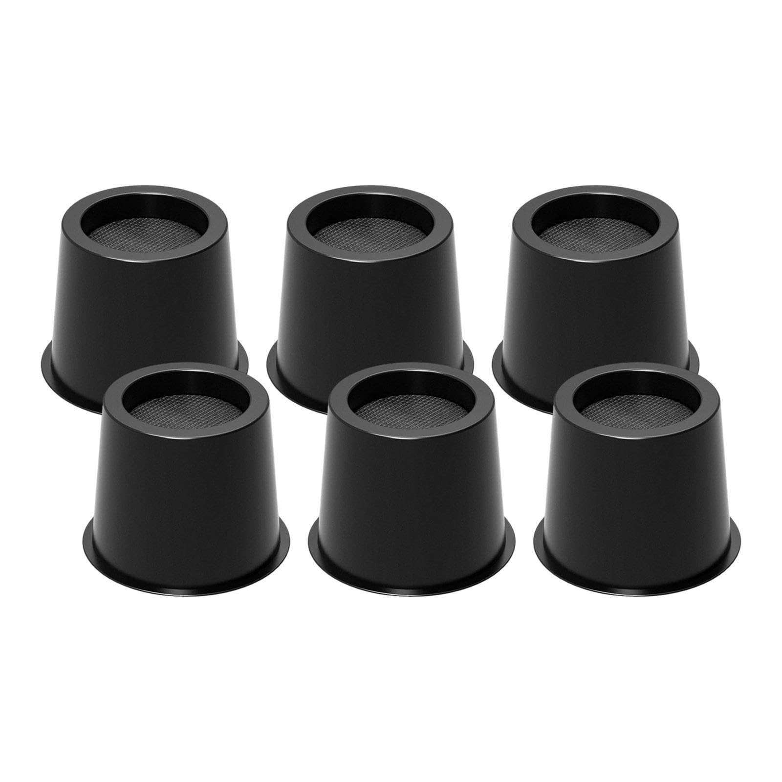 Patas de Cama/elevadores de Sofá para Estructuras de Cama Tipo, Antideslizantes, Ajustables, Redondas, 10 Cm de Alto, para Sofá, 6 Uds., Individual