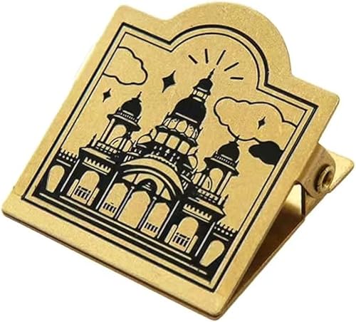 Clip de latón, clip de carpeta de latón, clip de carpeta de billetes, clips de latón para diarios, clips decorativos para carpetas, clip para