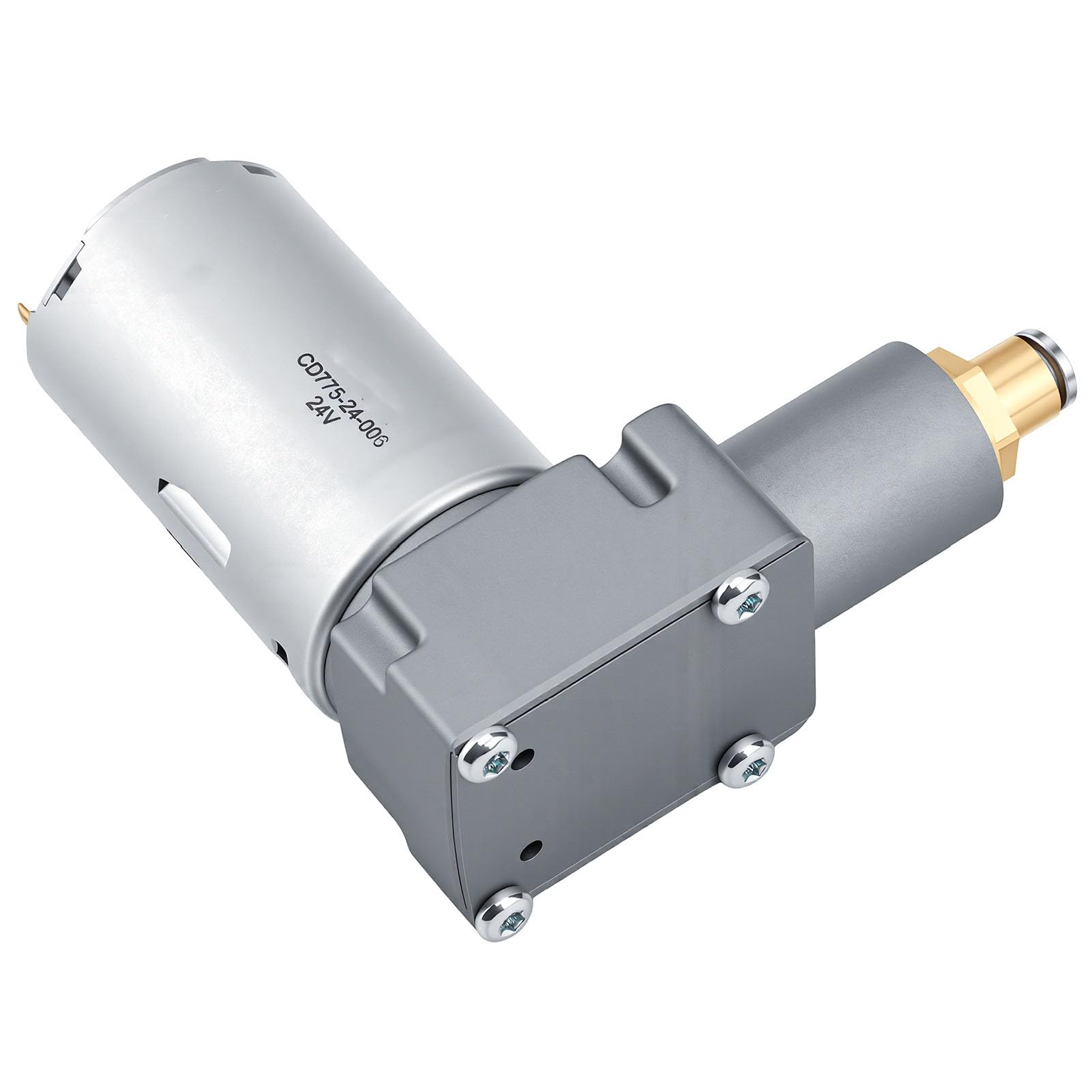 Compresseur D'air de Siège Pompe à Air de Siège Pompe de de Conducteur Support D'amortissement Réglable avec Borne de Prise Supérieure de Tube D'air de 6 Mm pour Ca (24V)