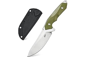 EF122 Fixed Blade Knife: D2 Steel, G10 Handle, Pocket Knives, Survival, Outdoor...