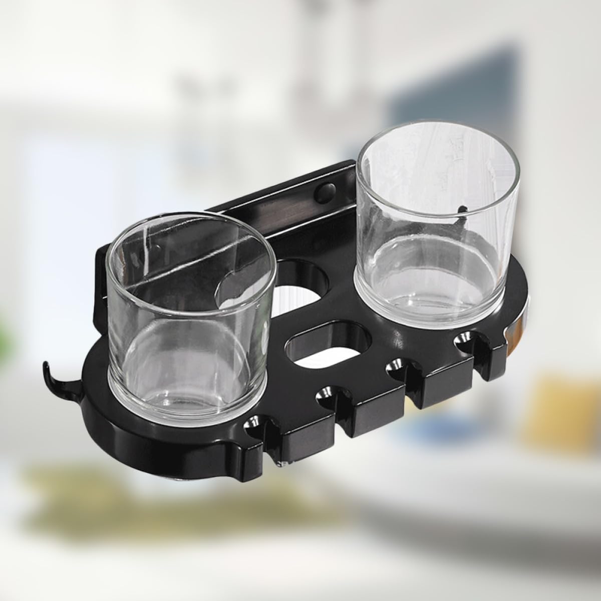 Cabilock portacepillos de Soporte para Cepillo de Estante para cepillos de Porta Cepillo de Copa de