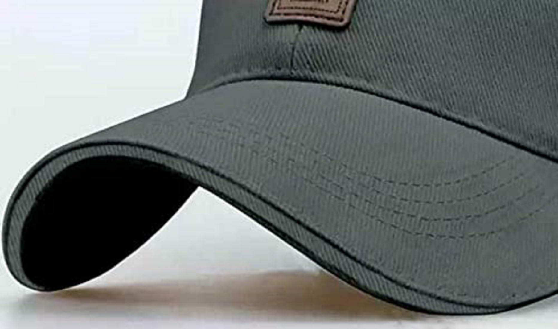 SBA PRIME Combo Sports Caps for Men & Boys (Pack of 2), Adjustable Baseball Cap with Air Holes, Lightweight Summer Cap for Gym Running Outdoor (Grey&White) 3