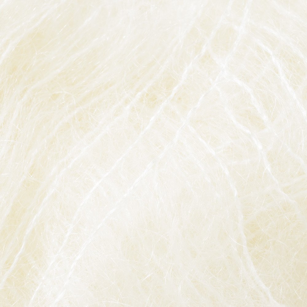 Debbie Bliss Angel yarn, blend of silk and mohair Shade 6 Cream