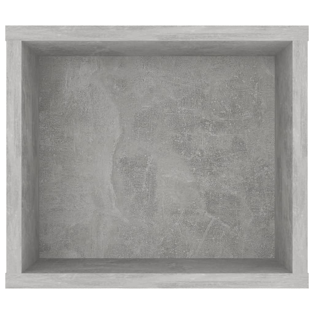 Mobile TV sospeso grigio cemento, 100 x 30 x 26,5 cm, in legno
