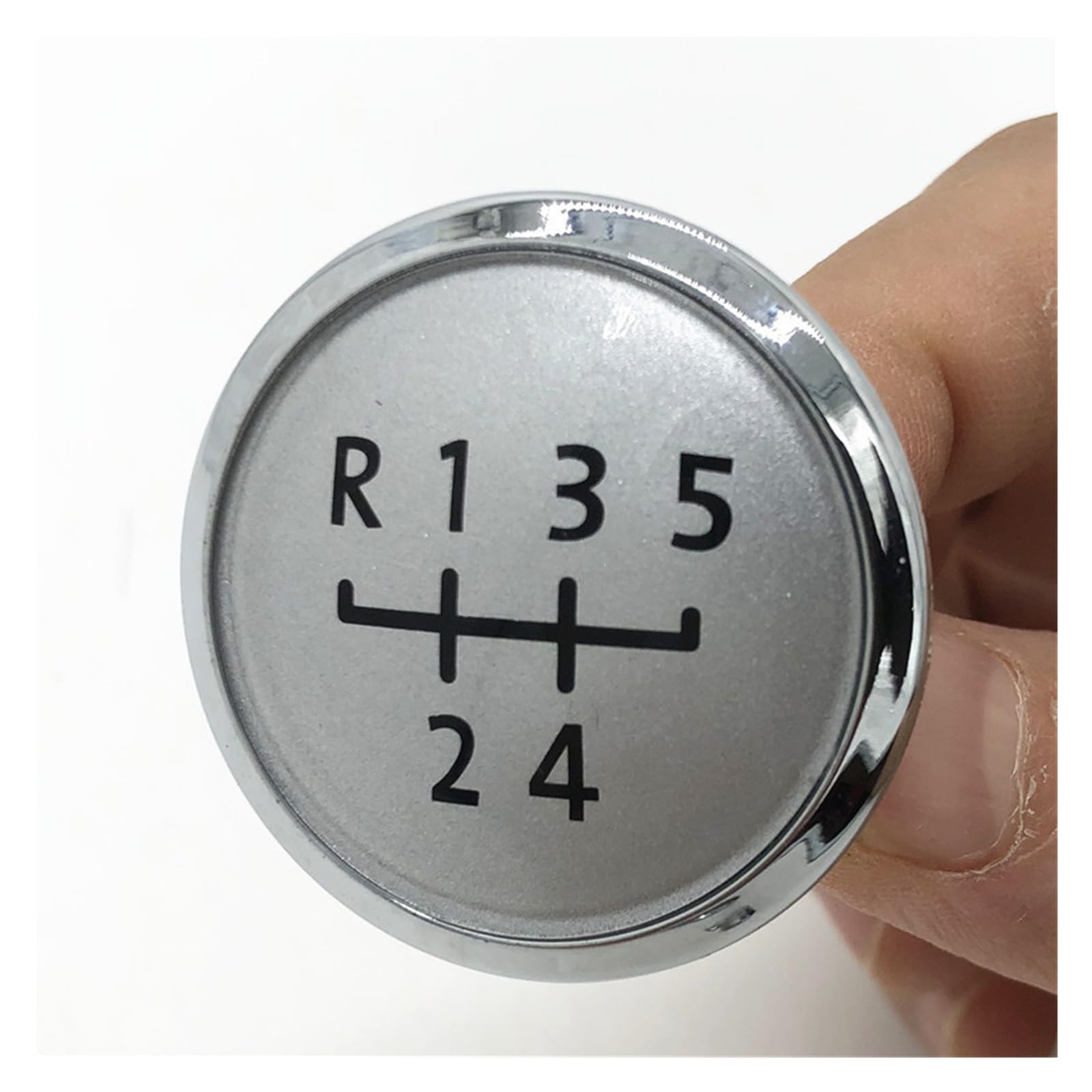 Glblpexelr 5 Speed Silver Cap For Vw Transporter T5 T5 1 T6 Gp 2003-2019 Gear Shifter Knob Style