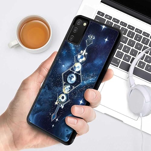 Miniatura 6 de Goodsprout Funda compatible con Samsung Galaxy S20 FE, diseño de fase lunar azul, a prueba de golpes, antiarañazos, carcasa trasera de policarbonato