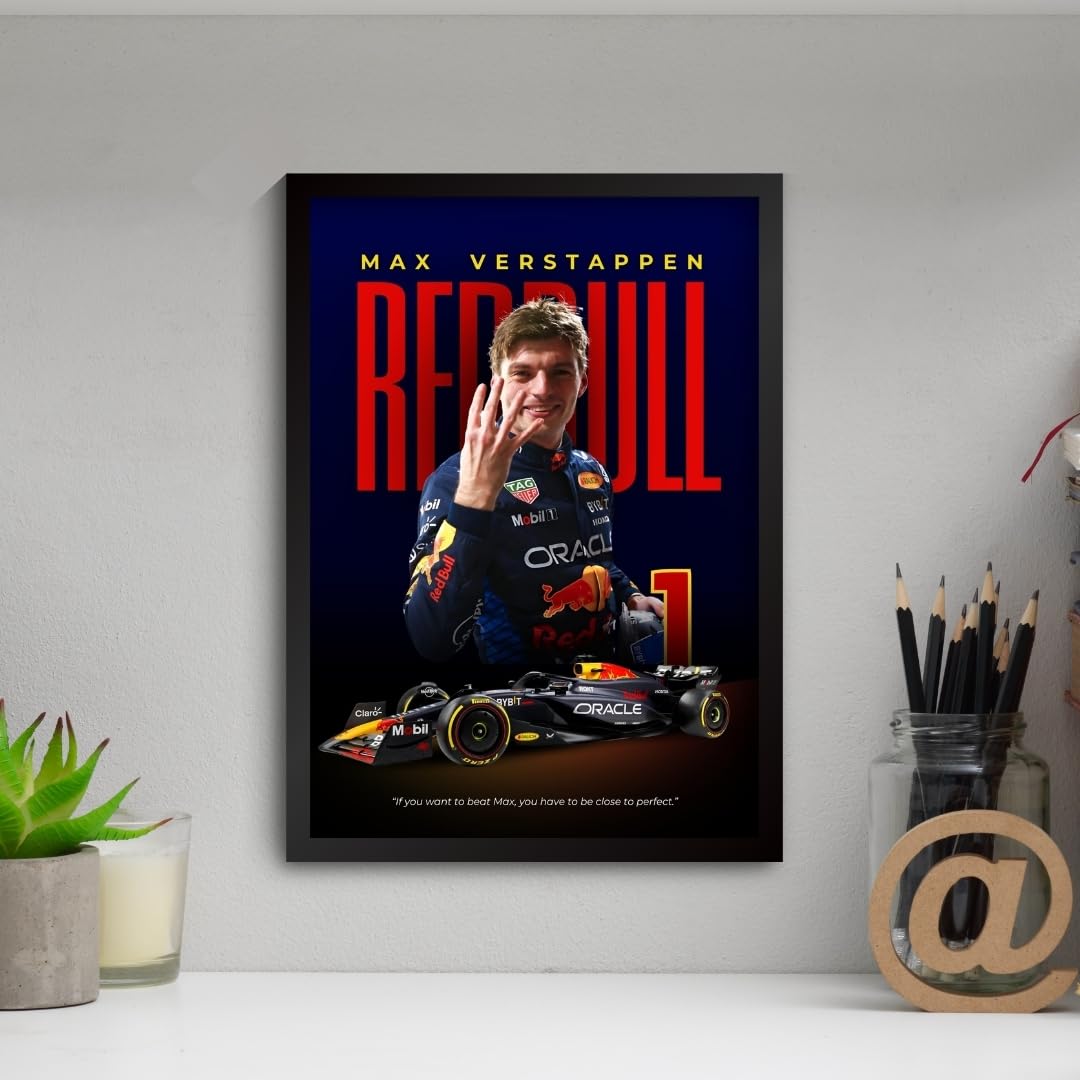 Max Verstappen F1 Poster - Framed Red Bull Art -9