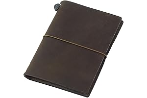 Midori Travelers Notebook Passport Size Embossed Leather Cover