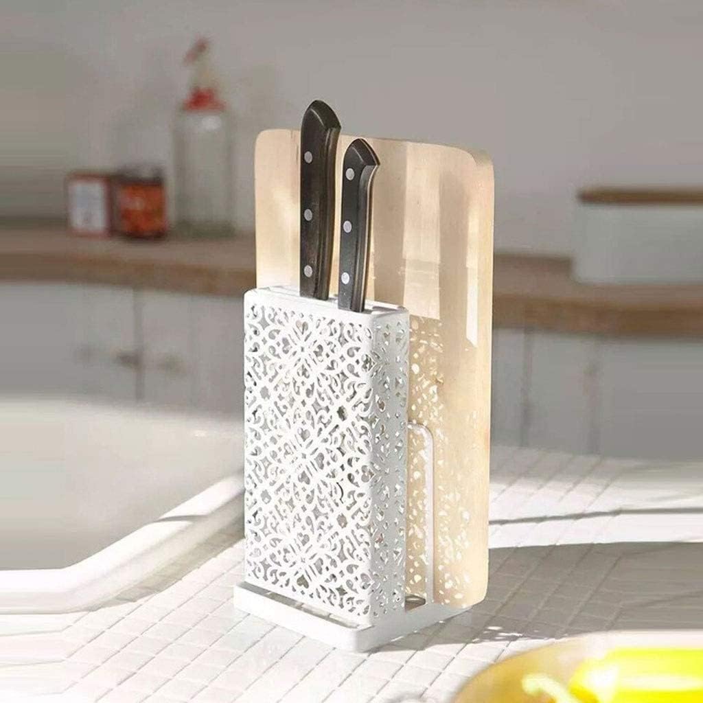 Knife Block Storage Stand Kitchen,Only selling Cutter Holder,Creative Hollow Out Stainless Steel Tool Rack Knives