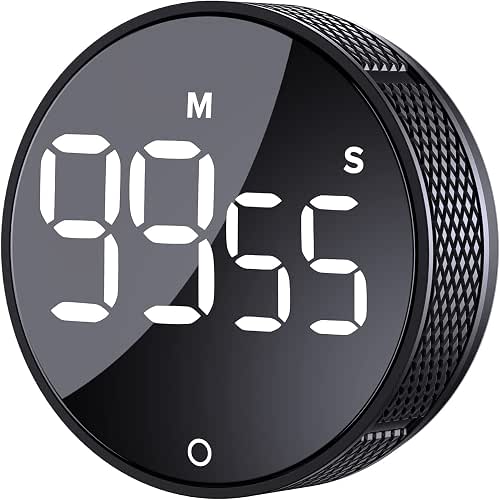 AVINIA Digital Kitchen Timers, Visual timers Large LED Display Magnetic