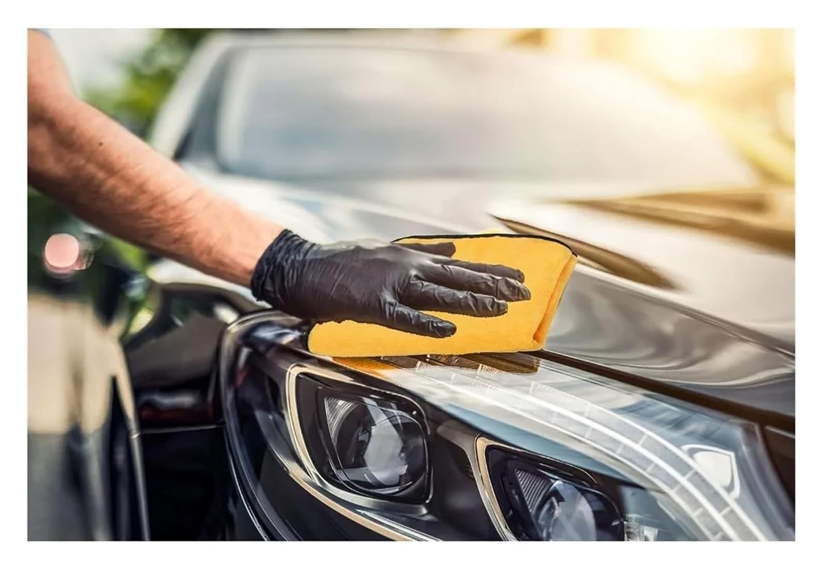 Professionelle Mikrofasertücher for das Auto, weich und saugfähig, for Detaillierung und Reinigung