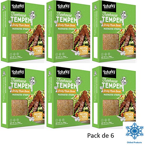 TOFURKY BACON AHUMADO EN TIRAS TEMPEH 156g VEGANO Pack de 6